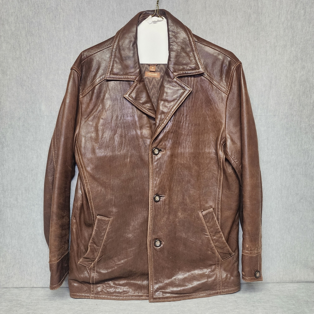 Wilson's Leather Men's Brown Leather Jacket Size Medium